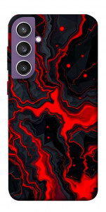 Чехол Black red marble для Galaxy S23 FE