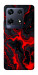 Чехол Black red marble для Infinix Note 30 Pro NFC
