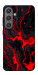 Чохол Black red marble для Galaxy S24