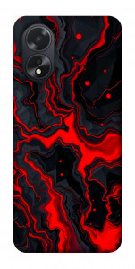 Чехол Black red marble для Oppo A18