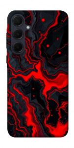 Чехол Black red marble для Galaxy A55