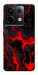 Чехол Black red marble для Xiaomi Redmi Note 13 Pro 4G