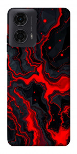 Чохол Black red marble для Motorola Moto G04