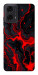 Чохол Black red marble для Motorola Moto G04