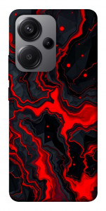Чехол Black red marble для Xiaomi Redmi Note 13 Pro+