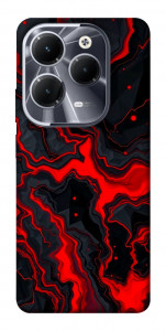 Чехол Black red marble для Infinix Hot 40
