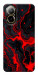 Чехол Black red marble для Realme C67 4G