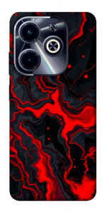 Чехол Black red marble для Infinix Hot 40i