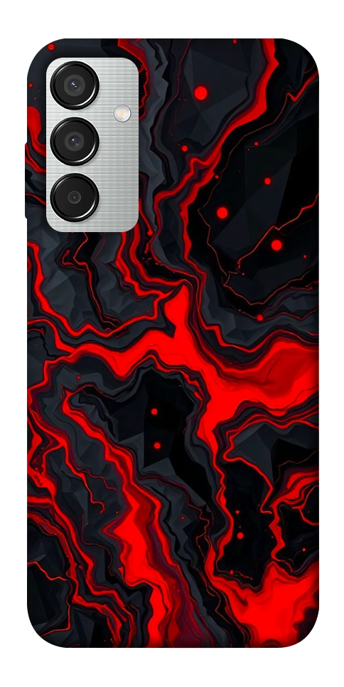 Чехол Black red marble для Galaxy M15 5G