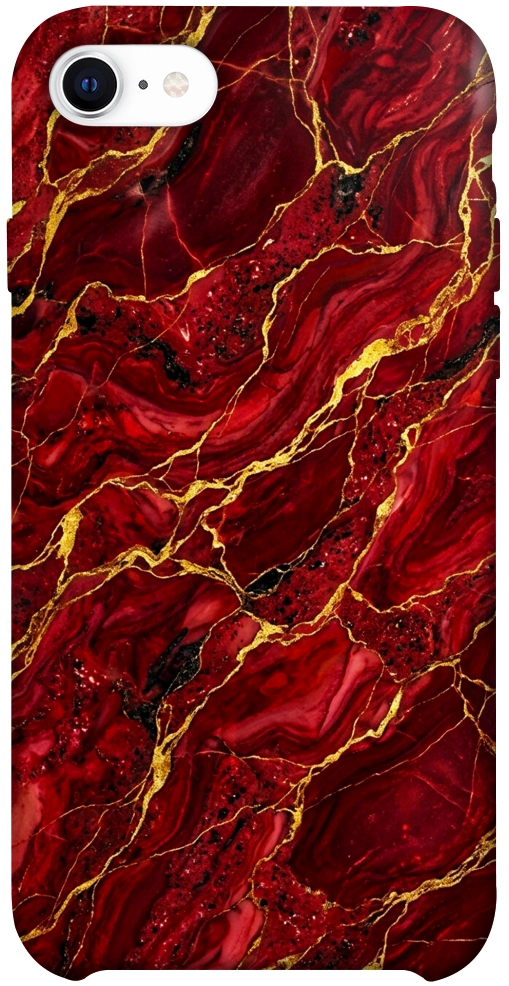 Чехол Burgundy gold для iPhone SE (2020)