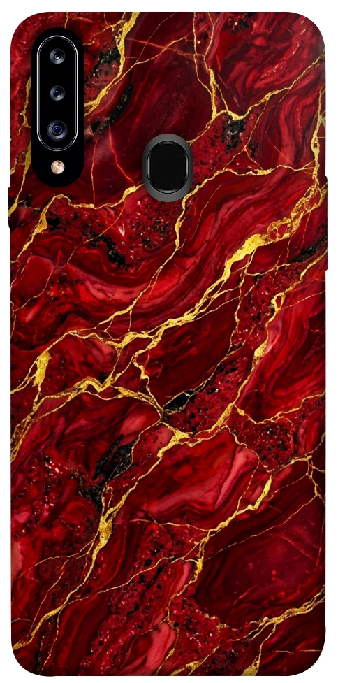 Чехол Burgundy gold для Galaxy A20s (2019)
