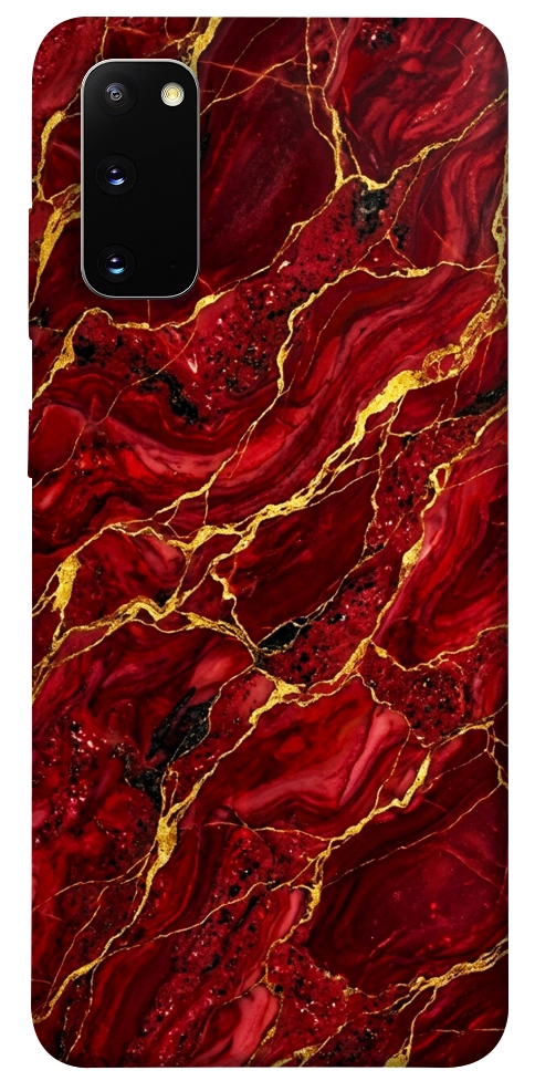Чехол Burgundy gold для Galaxy S20 (2020)