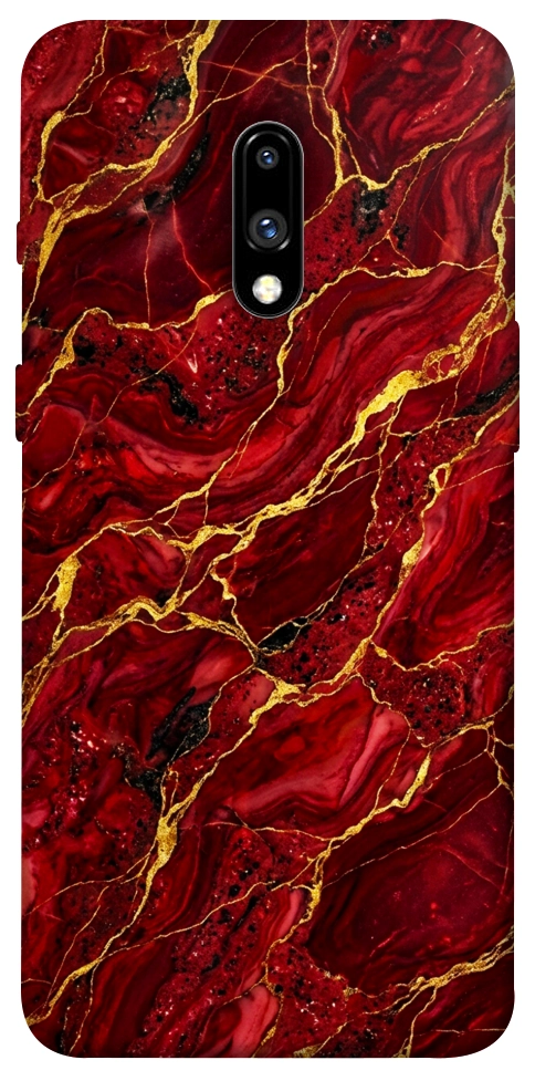 Чехол Burgundy gold для OnePlus 7