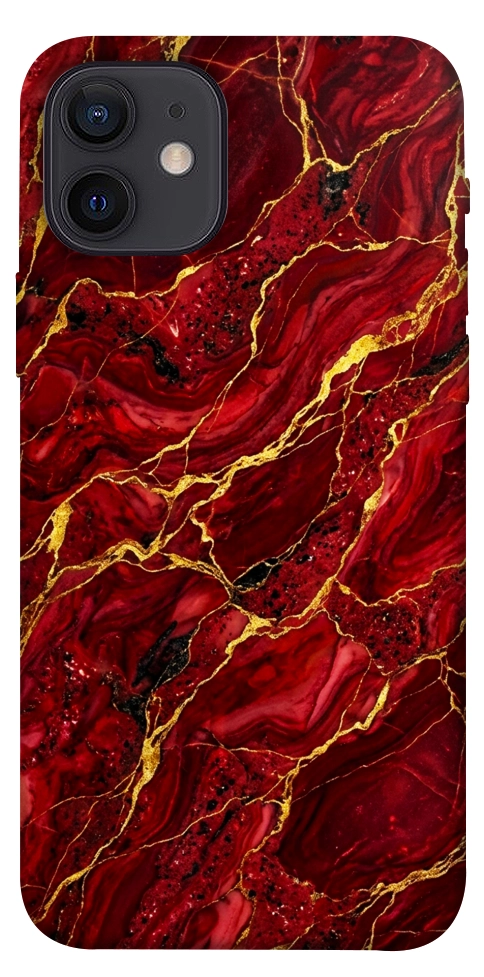 Чохол Burgundy gold для iPhone 12