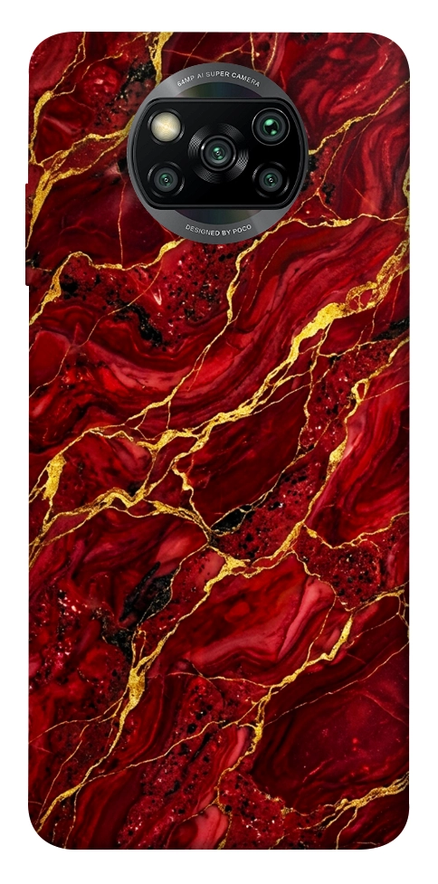 Чехол Burgundy gold для Xiaomi Poco X3 NFC