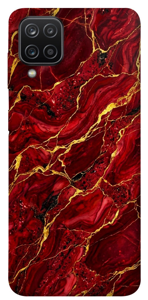 Чохол Burgundy gold для Galaxy A12