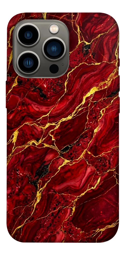 Чехол Burgundy gold для iPhone 13 Pro