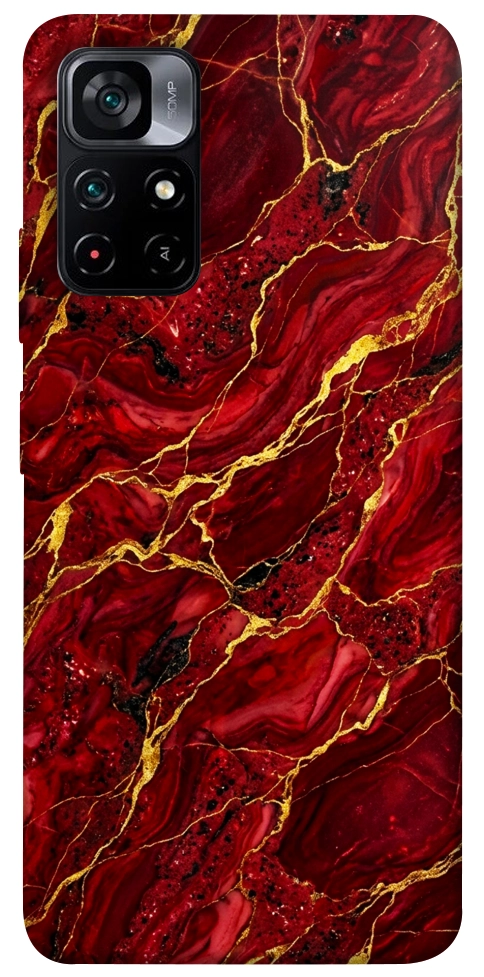 Чехол Burgundy gold для Xiaomi Poco M4 Pro 5G