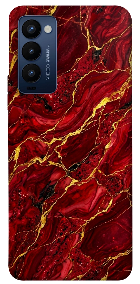 Чехол Burgundy gold для TECNO Camon 18
