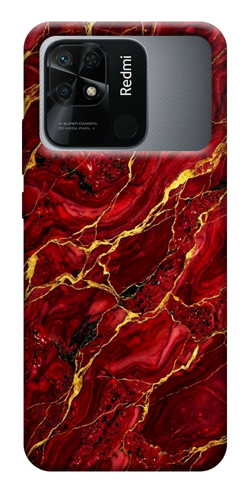 Чехол Burgundy gold для Xiaomi Redmi 10C