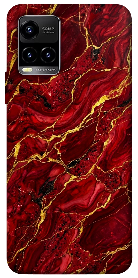 Чохол Burgundy gold для Vivo Y33s