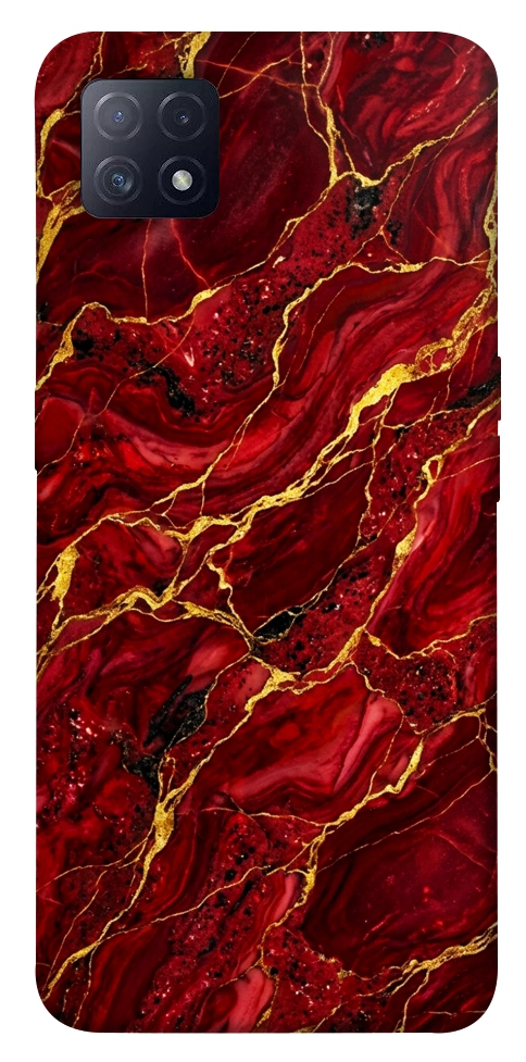 Чехол Burgundy gold для Oppo A73 5G