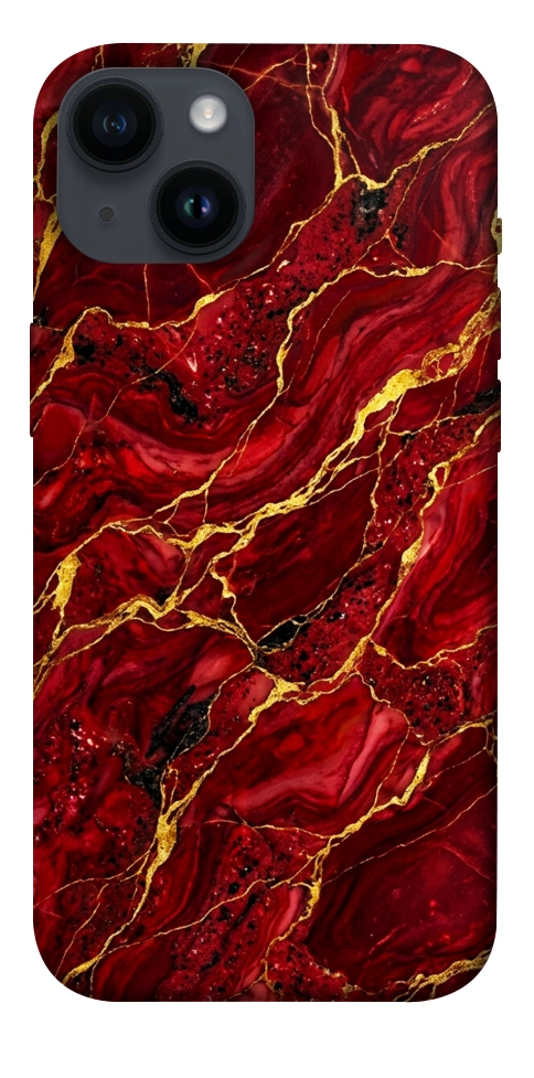 Чехол Burgundy gold для iPhone 14