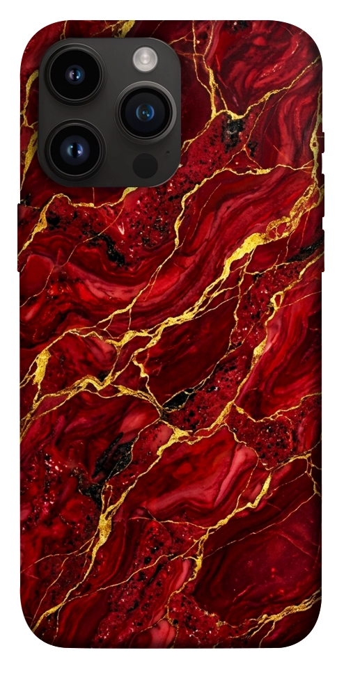 Чехол Burgundy gold для iPhone 14 Pro Max