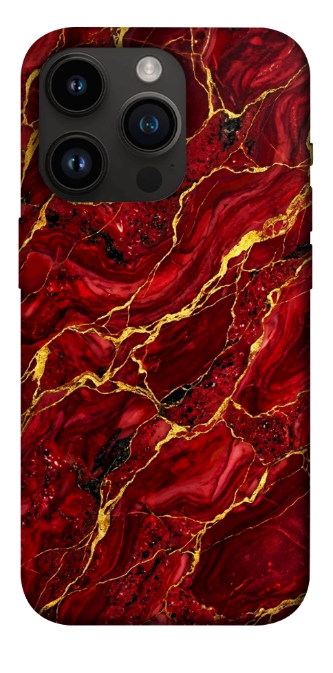 Чохол Burgundy gold для iPhone 14 Pro