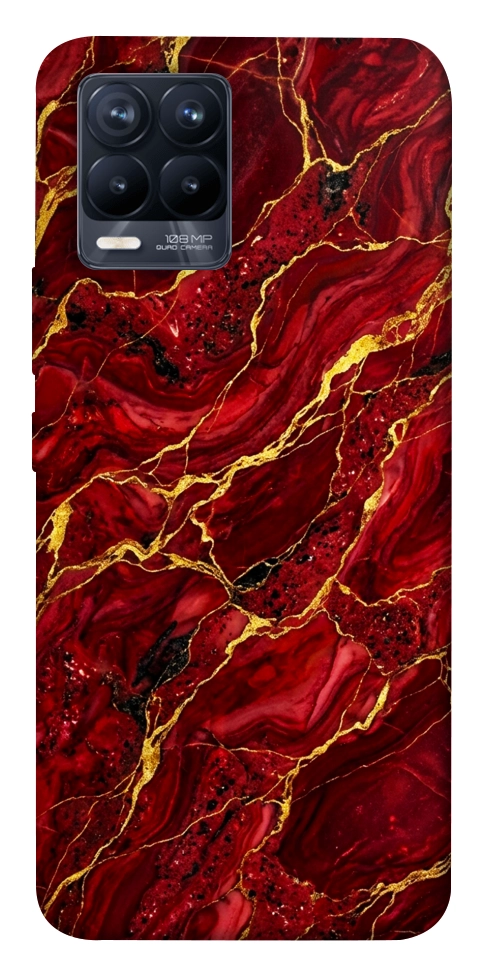 Чохол Burgundy gold для Realme 8