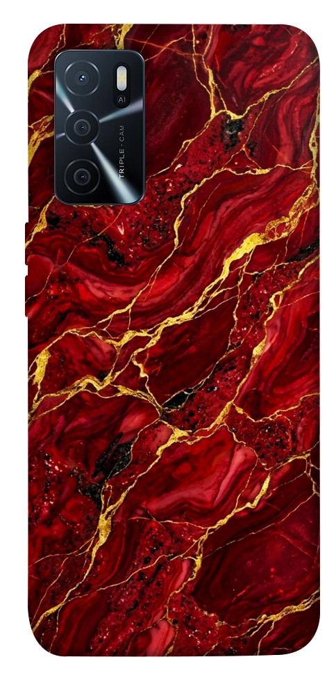 Чохол Burgundy gold для Oppo A16