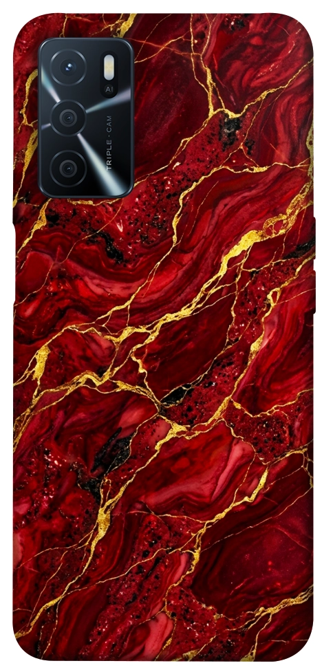 Чохол Burgundy gold для Oppo A54s