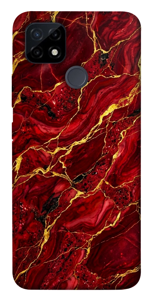 Чохол Burgundy gold для Realme C21Y