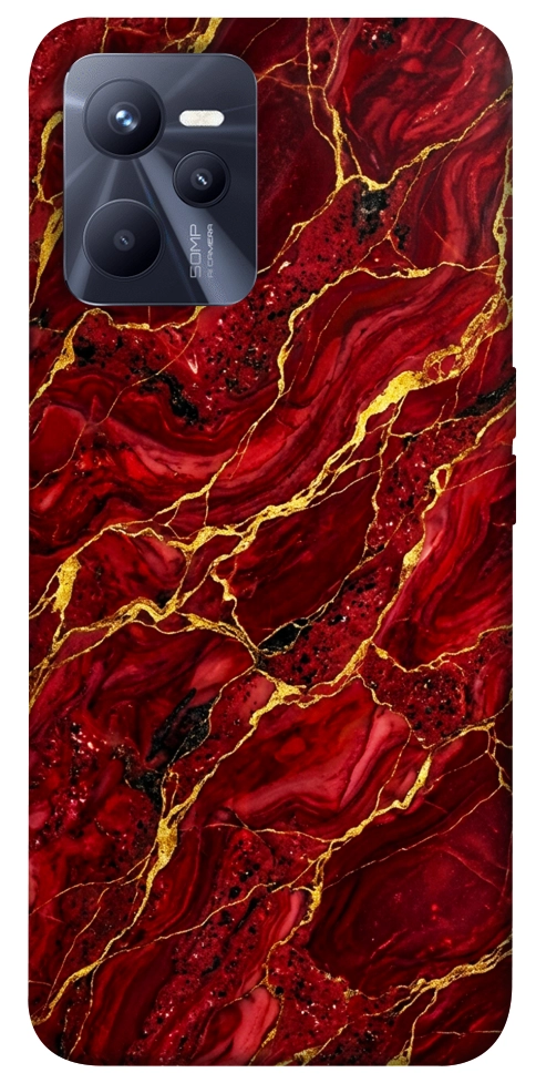 Чохол Burgundy gold для Realme C35