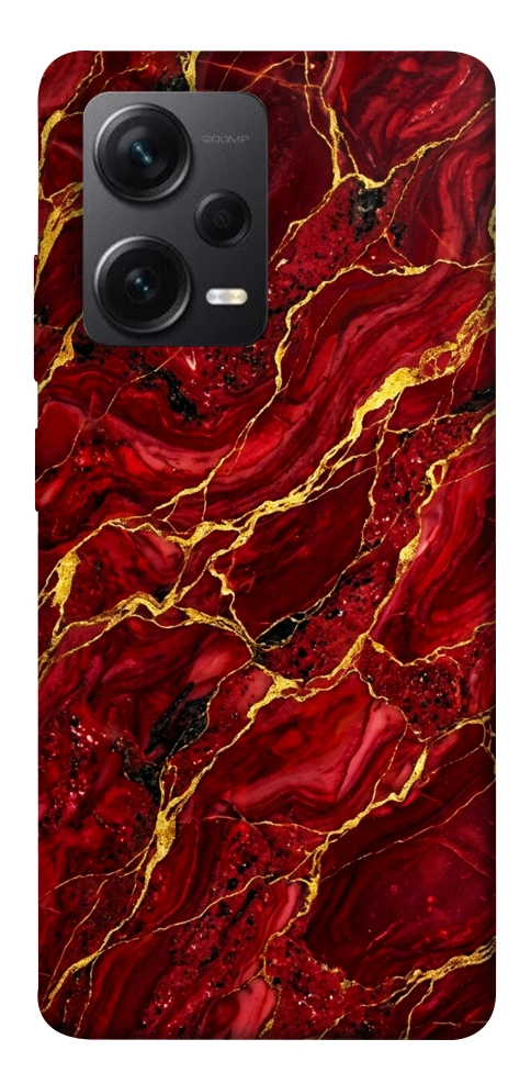 Чехол Burgundy gold для Xiaomi Redmi Note 12 Pro+