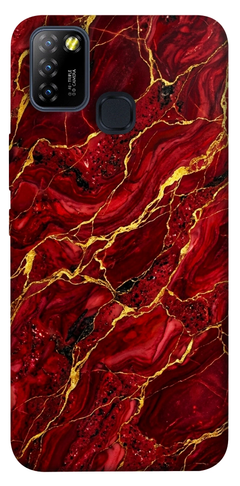 Чехол Burgundy gold для Infinix Hot 10 Lite