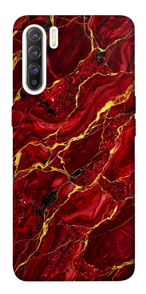 Чехол Burgundy gold для Oppo Reno 3