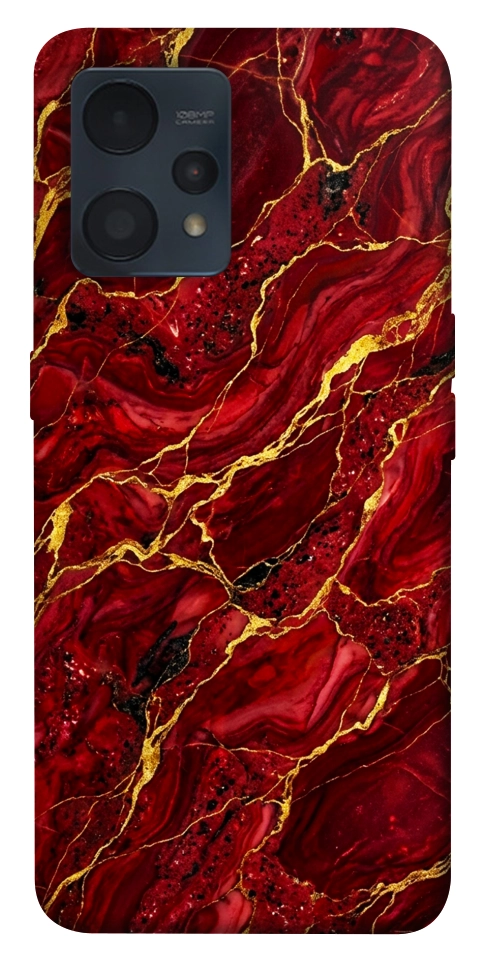 Чехол Burgundy gold для Realme 9 Pro+