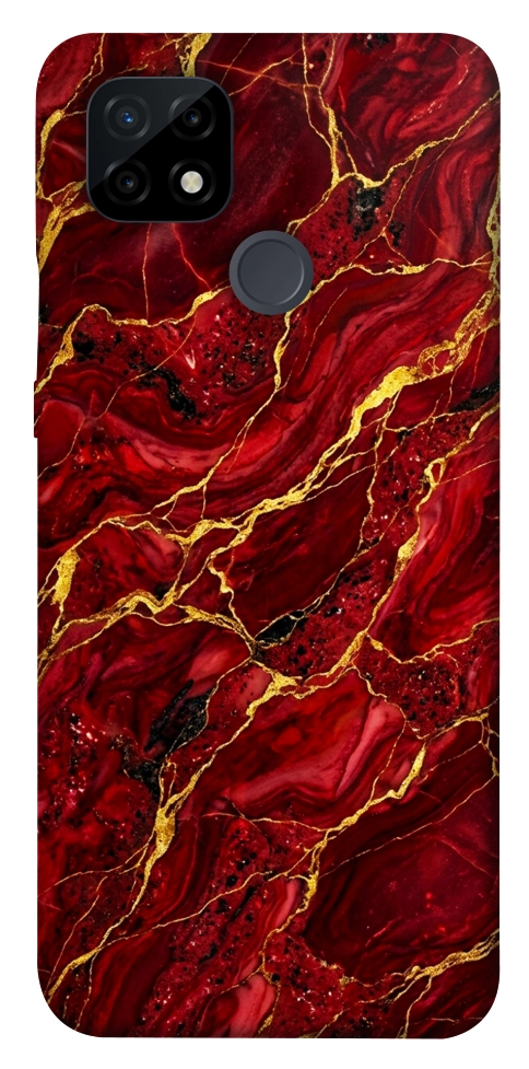 Чохол Burgundy gold для Realme C21