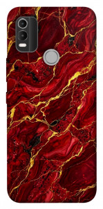 Чохол Burgundy gold для Nokia C21 Plus