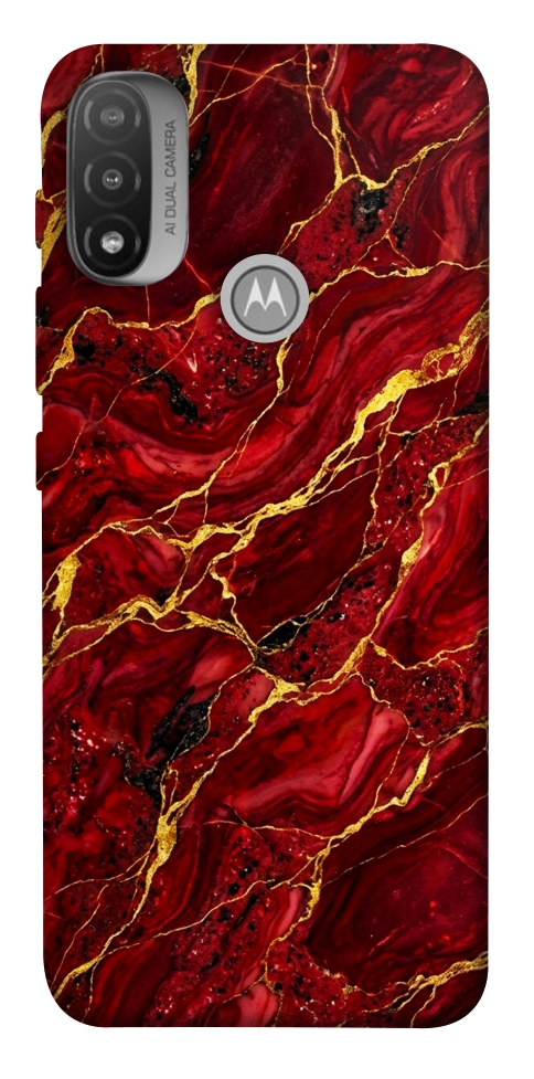 Чехол Burgundy gold для Motorola Moto E20