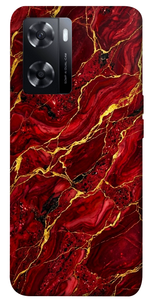 Чохол Burgundy gold для Oppo A77s
