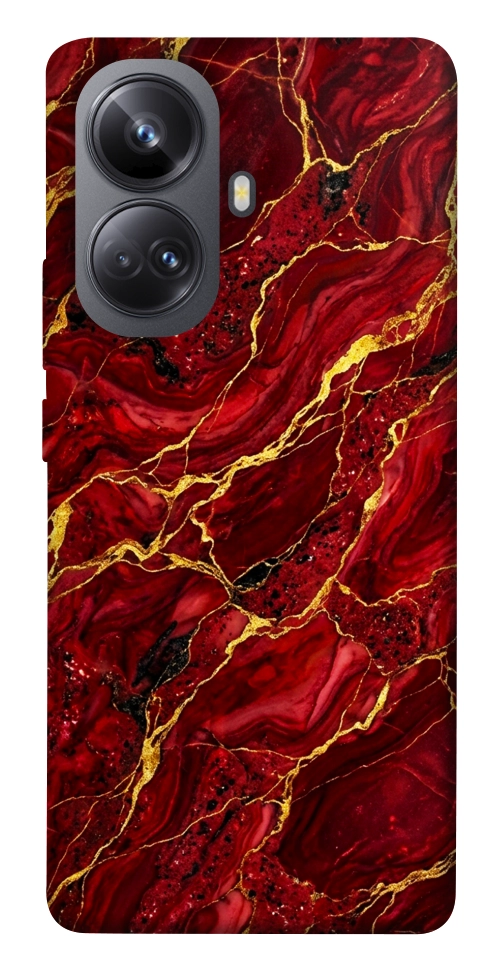 Чехол Burgundy gold для Realme 10 Pro+