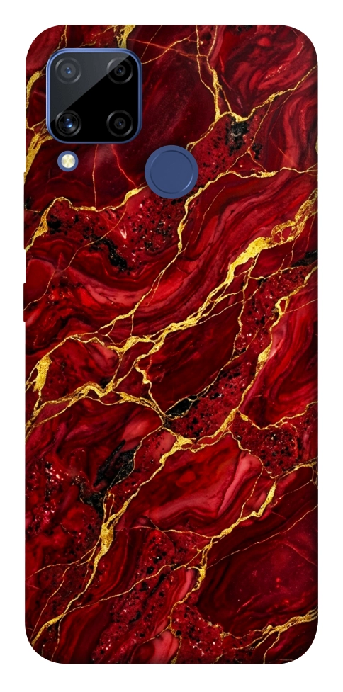 Чехол Burgundy gold для Realme C15