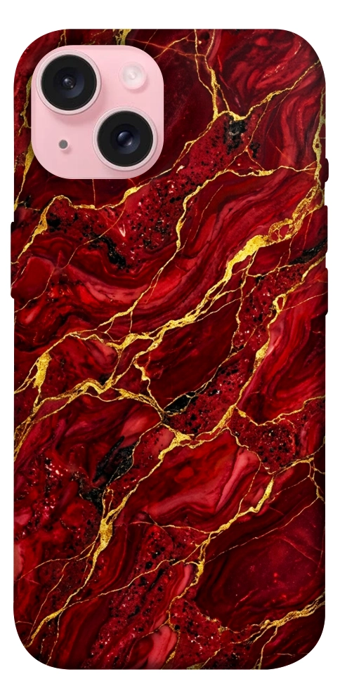 Чохол Burgundy gold для iPhone 15
