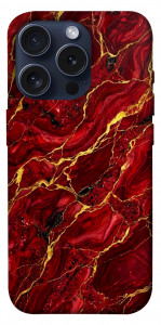 Чехол Burgundy gold для iPhone 15 Pro