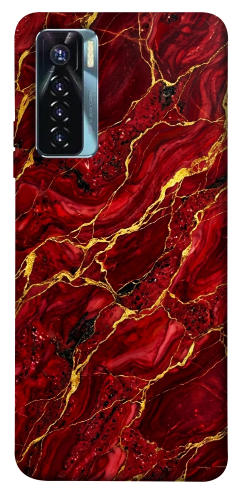 Чехол Burgundy gold для TECNO Camon 17 Pro