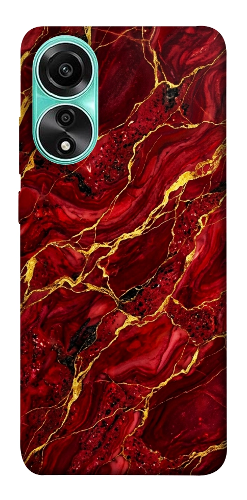 Чехол Burgundy gold для Oppo A78 4G