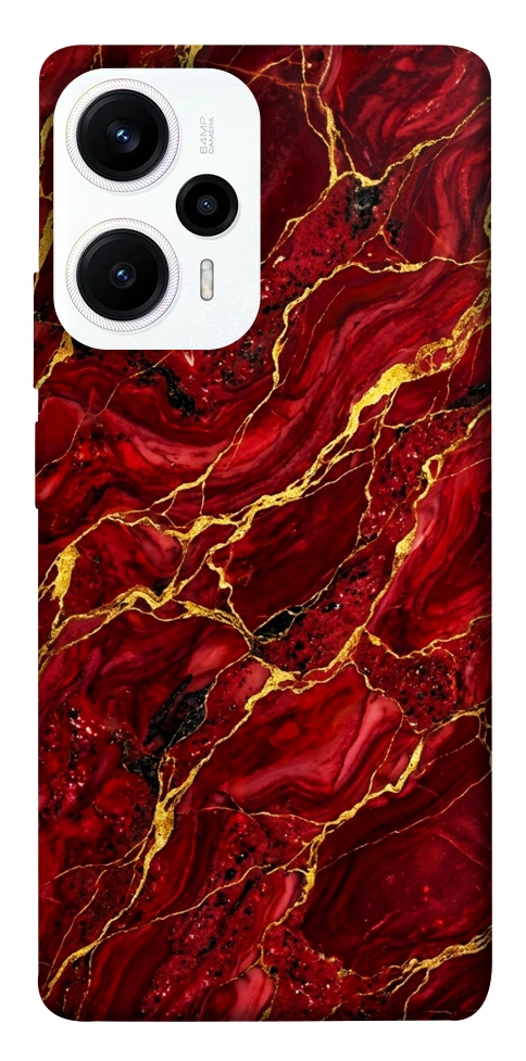 Чехол Burgundy gold для Xiaomi Poco F5