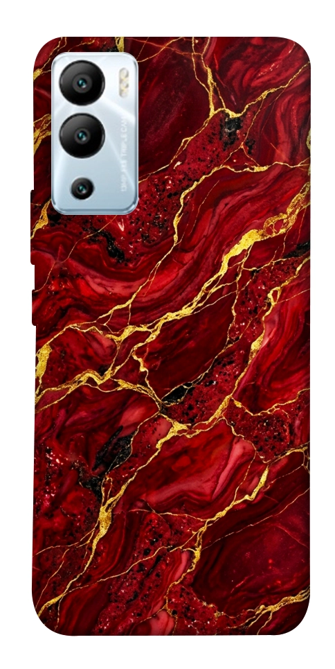 Чехол Burgundy gold для Infinix Hot 12i